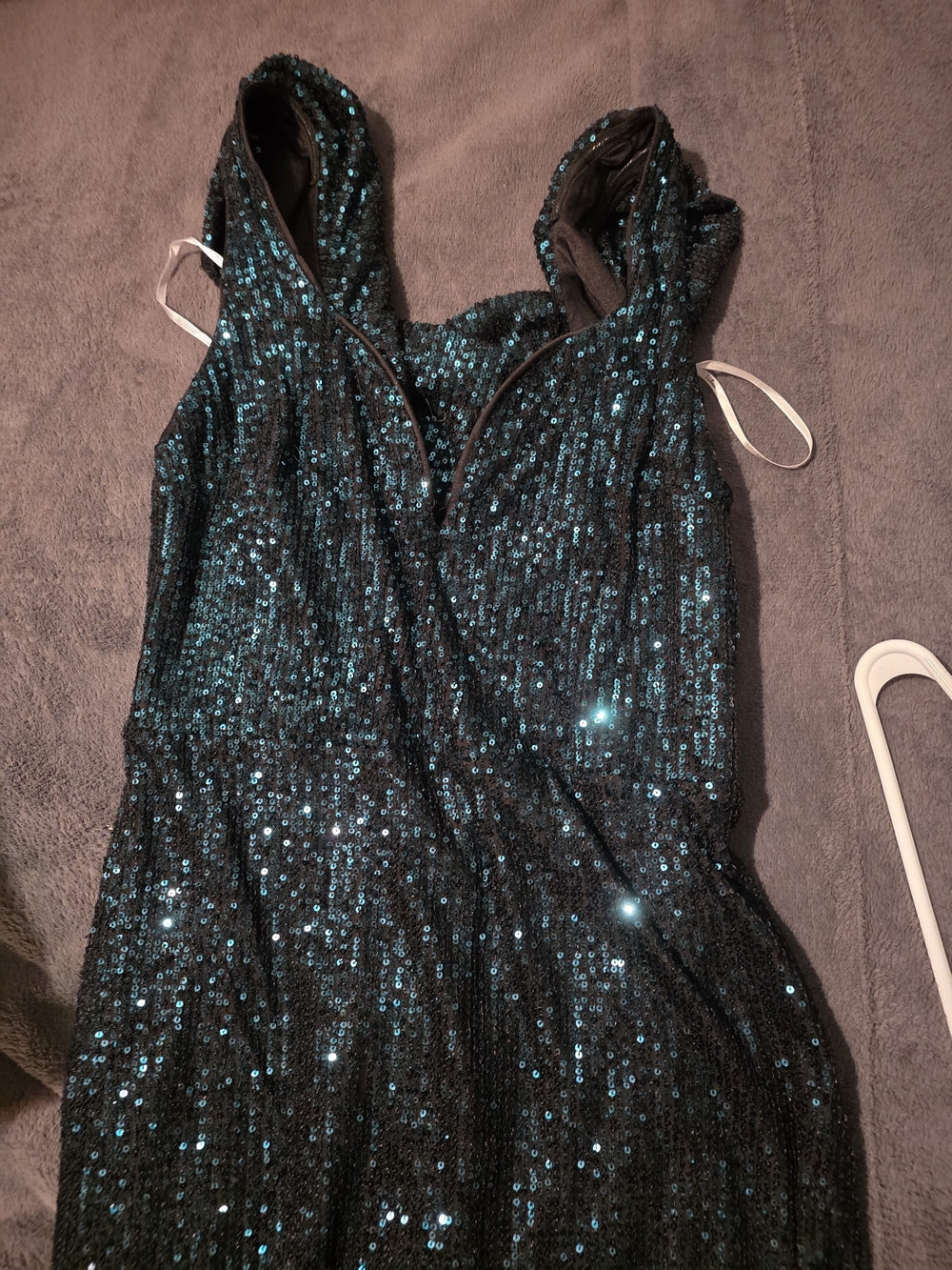 Lulu's Black Sequin Midi Dress — Sparkle-Embellished Evening Midi